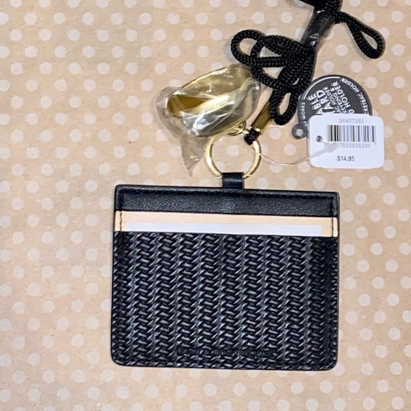 Bath & Body Works Black ID CARD Wearable Pocketbac* Holder - Picture 4 of 4